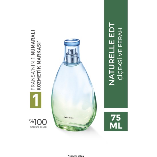 Yves Rocher Naturelle EDT 75ml-Vegan