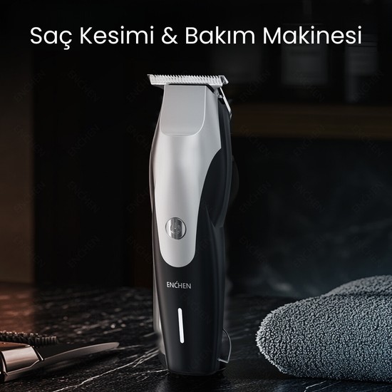 Enchen Humming Bird Siyah Hassas Kesim Şarjlı Saç Ve Tıraş Makinesi