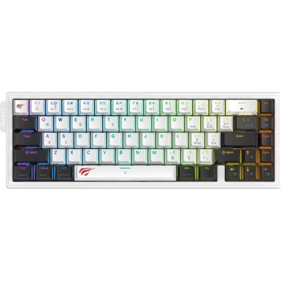 Havit Gamenote KB900L Rgb Aydınlatmalı Manyetik Switch Mekanik Oyuncu Klavyesi - 67 Tuş - Hot Swappable