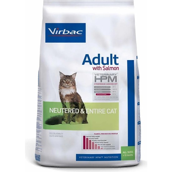 Virbac Adult Cat Salmon Neutered & Entire 7 kg