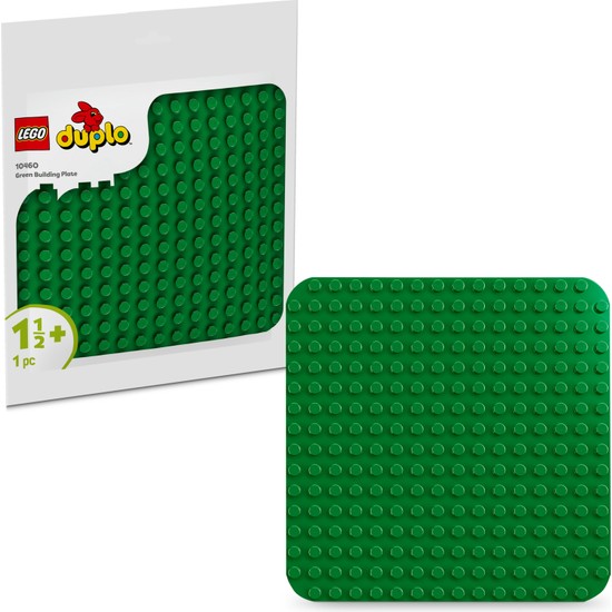 LEGO ® DUPLO Classic Yeşil Yapım Plakası 10460 - 18 Ay ve Üzeri Çocuklar için Yaratıcı Oyunları Teşvik Eden Sergileme Zemini (1 P)