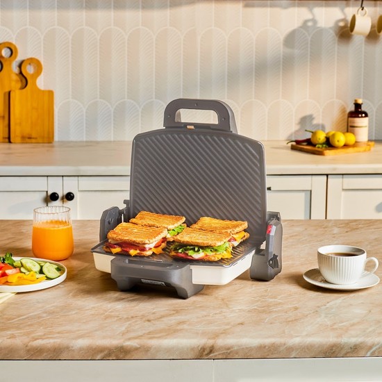 Karaca Swiss Izgara ve Tost Makinesi 1800W Bej