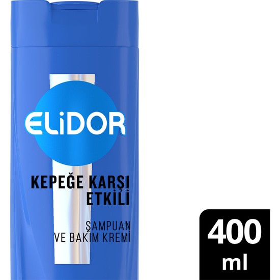 Elidor Superblend Şampuan ve Bakım Kremi Kepeğe Karşı Etkili 2'si 1 Arada B3 Vitamini Çay Ağacı Yağı Aloe Vera 400 ml