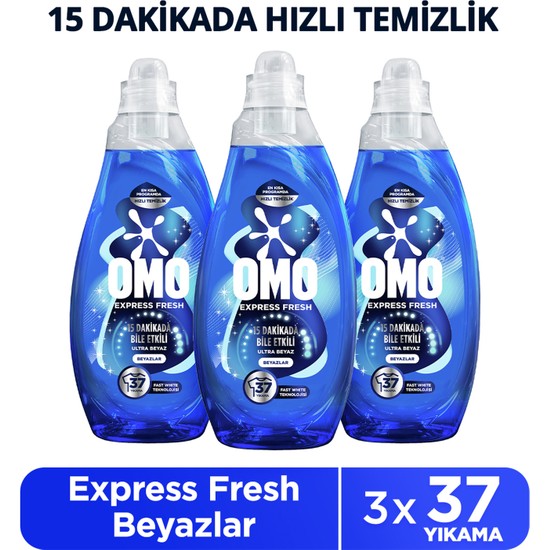Omo Sıvı Çamaşır Deterjan 1480 ml x3 Renkli ve Siyahlar İçin Ultra Color Teknolojisiyle Hızlı Temizlik