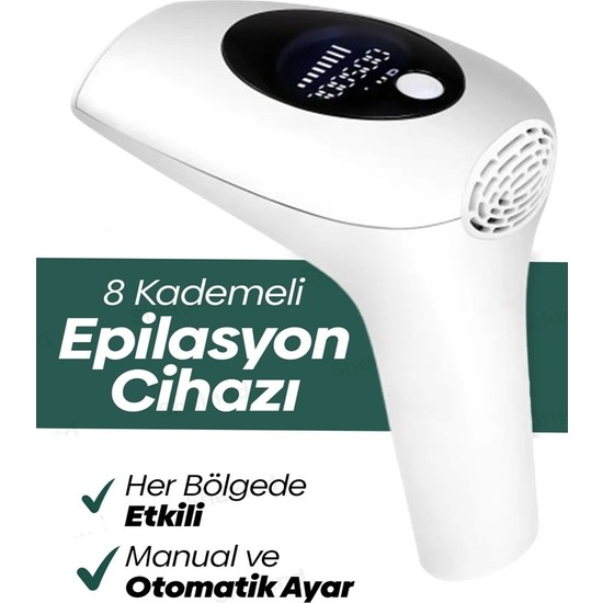 Gaman Epilasyon Cihazı TF-001 Beyaz Renkli 900000 Atım Özellikli Kablolu IPL Buz Lazer