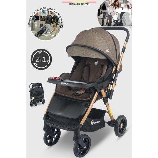 Baby Home 900 X3 Çift Yönlü Bebek Arabası