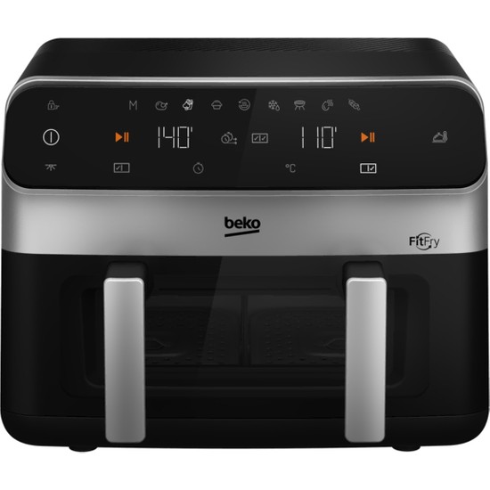 BEKO FRA 8494 FitFry® 3in1 Az Yağlı Fritöz 6 lt Kapasite ile Zamanlayıcı ve Çıkarılabilir Hazne