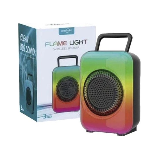 Gts Gts-1867 Işıklı Taşınabilir Bluetooth Hoparlör