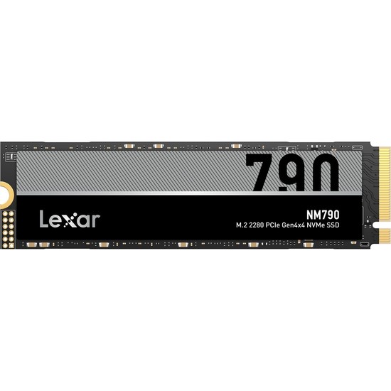 Lexar NM790 1TB NVMe PCIe M.2 SSD 7400MB/sn Okuma 6500MB/sn Yazma Hızı PS5 Uyumlu  (LNM790X001T-RNNNG)