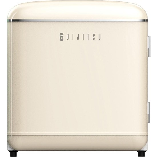 Dijitsu DB80RBE Retro Mini Buzdolabı Bej