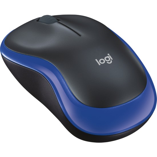 Logitech M185 Kablosuz Mavi Mouse