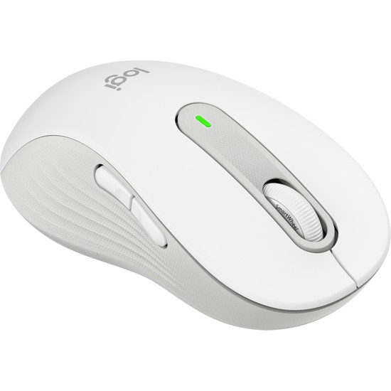 Logitech Signature M650 Büyük Boy Sağ El Için Sessiz Kablosuz Mouse - Beyaz