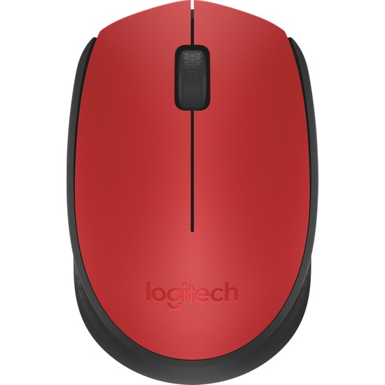 Logitech M171 USB Kırmızı Kablosuz Mouse