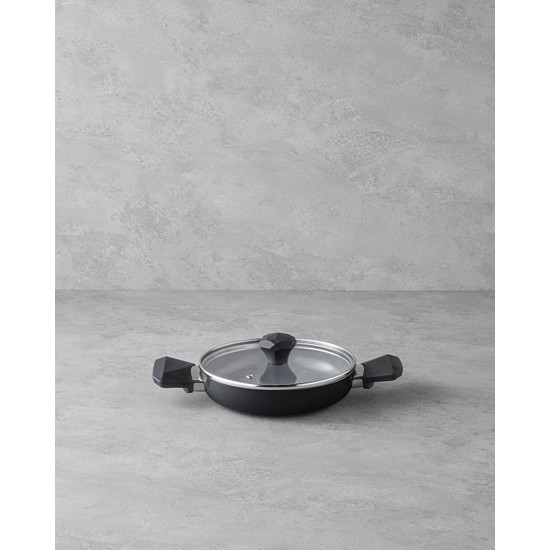 Prego Cerawell Kapaklı Sahan 20 cm Siyah