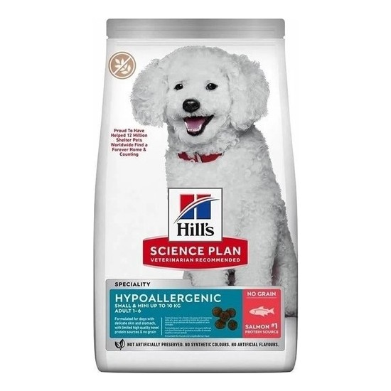 Hill's SP Hipoalerjenik Somonlu Küçük ve Mini Irk Yetişkin Köpek Maması 6 kg Özel Protein Kaynağı