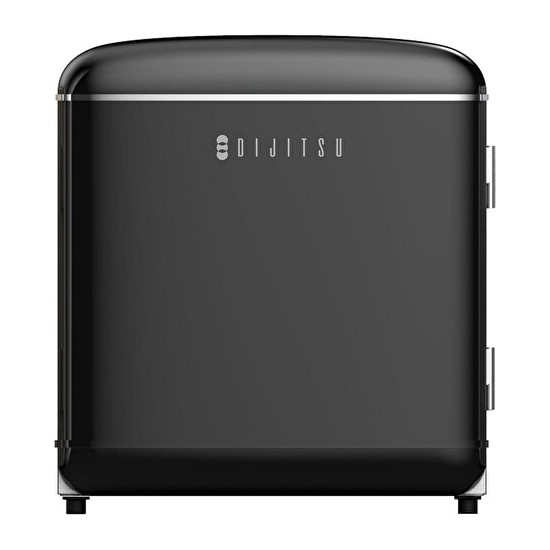 Dijitsu DB80RBL Retro Mini Buzdolabı Siyah