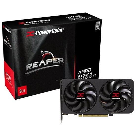 Powercolor Reaper Radeon RX9060XT 8G-A 8Gb Gddr6 128Bit Gaming (Oyuncu) Ekran Kartı
