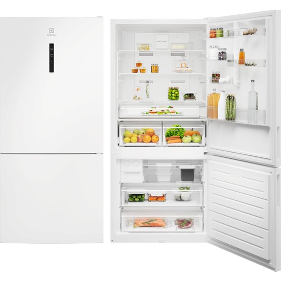 Electrolux LNT7MD58W Twintech No-Frost 588 Lt 84 cm Alttan Donduruculu Buzdolabı D Enerji Sınıfı Beyaz