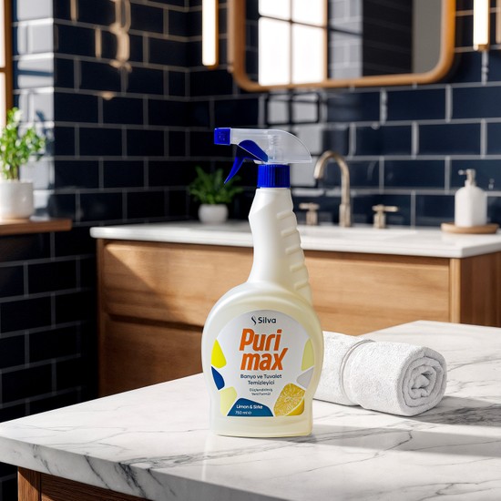 Silva 750 ml Purimax Banyo ve Tuvalet Temizleyici Doğal Özler ile Güçlü Temizlik Sağlar