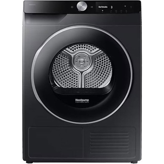 Samsung 9 kg A+++ Isı Pompalı Siyah Çamaşır Kurutma Makinesi Çocuk Kilidi Özelliğiyle