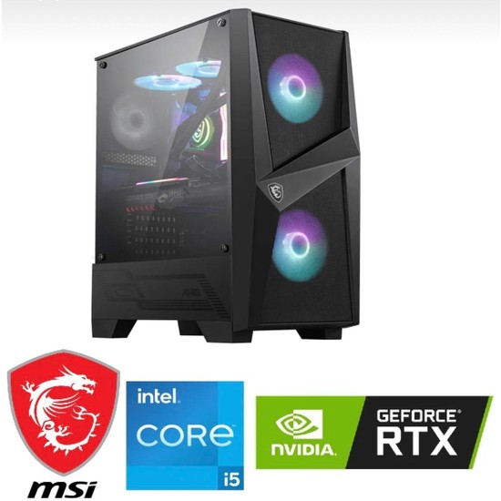 MSI Msı 8gb RTX5060 - I5 14400F 14NESİL - 32RAM - 1tb SSD -WİN11 Pro