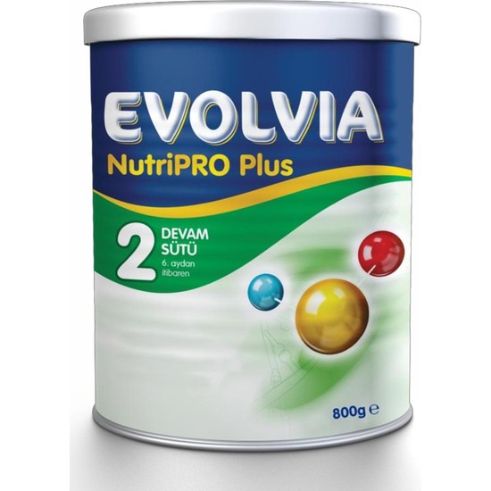 Evolvia NutriPro PLUS 2 Toz Devam Sütü 800 gr 6 Aydan İtibaren Sütlü İçerik