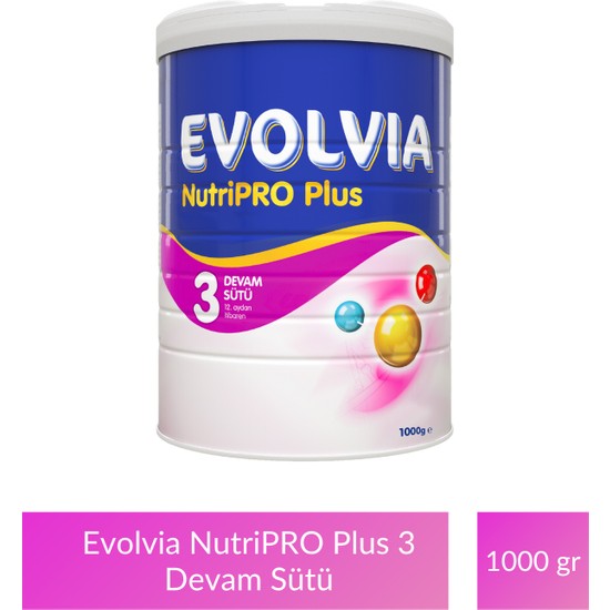 Evolvia NutriPRO Plus 3 Devam Sütü 1000 gr 12 Aydan İtibaren Bebekler İçin