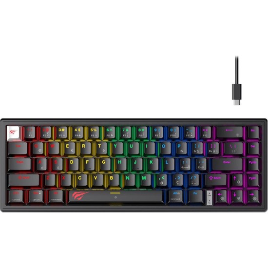Havit Gamenote KB874L Mekanik Red Switch Gaming %60 Klavye - Red Switch