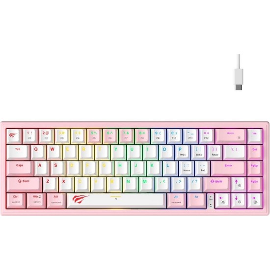 Havit Gamenote KB874L Mekanik Red Switch Gaming %60 Klavye - Red Switch