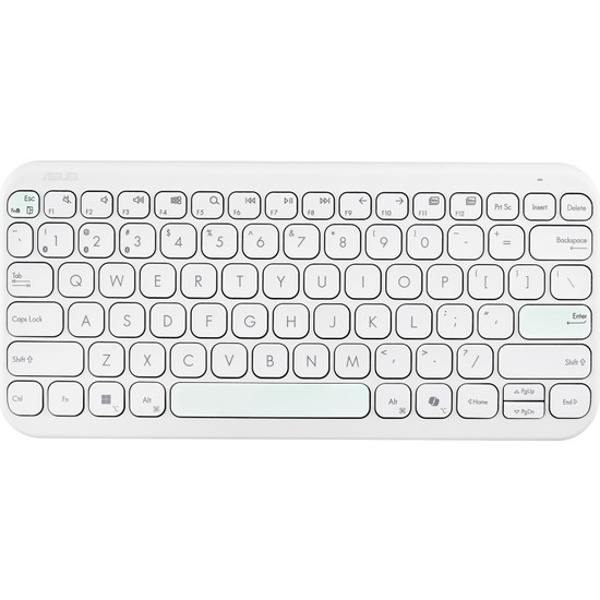 ASUS Marshmallow KW100 Beyaz Kablosuz Türkçe Mac Uyumlu Klavye