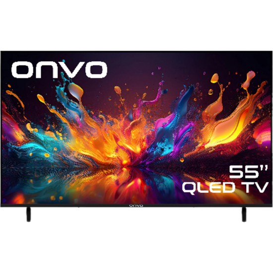 Onvo 55OVF9250UQ 55" 140 Ekran Uydu Alıcılı 4K Ultra HD Google Smart QLED TV