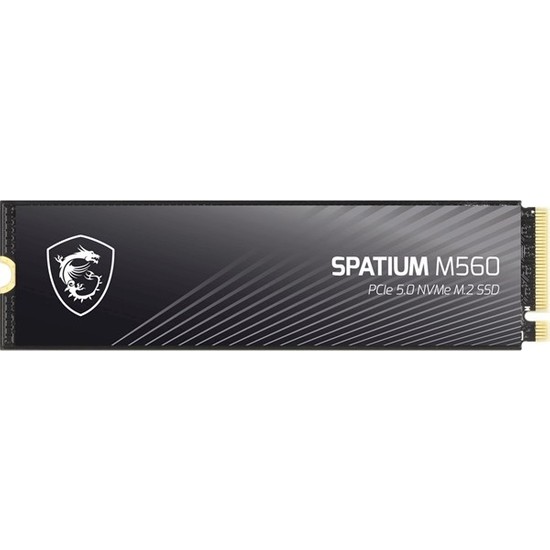 MSI SPATIUM M560 2TB NVMe PCIe Gen5 x4 Okuma 10300MB – Yazma 8700MB M.2 SSD