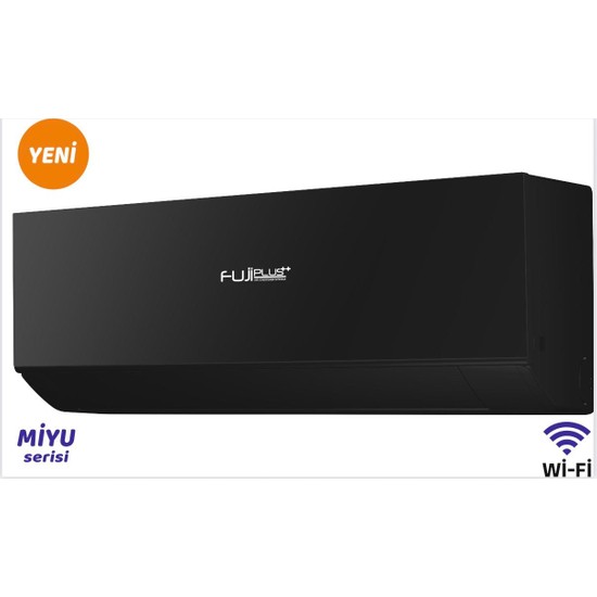 FujiPlus Miyu FP-18HRB/22 A++ 18000 BTU Inverter Duvar Tipi Klima Siyah Renk ile Enerji Tasarrufu Sağlar