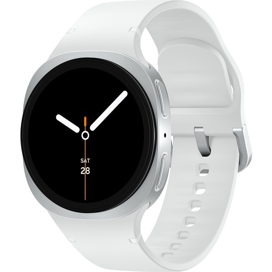 Samsung Galaxy Watch8 Small Gümüş SM-L320NZSATUR Akıllı Saat Kalp Ritmi Ölçme ve GPS Özellikleriyle