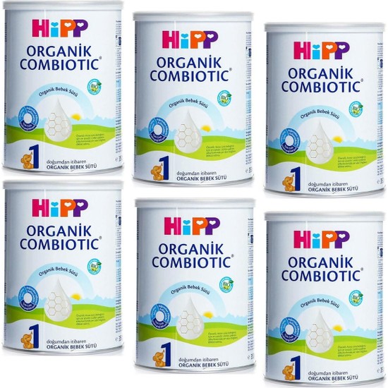 Hipp Organik Combiotic Bebek Sütü 350 g 6 Adet 1 Yaş ve Üstü İçin Doğal İçerik
