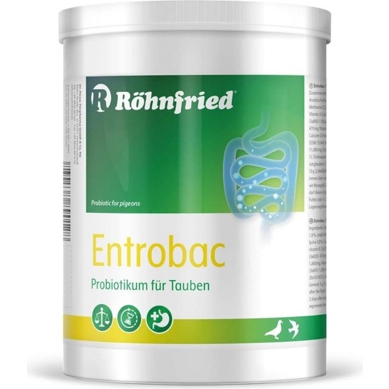 Röhnfried Entrobac 25 gr Probiyotik Takviyesi Kuşlar İçin Güçlü Bağışıklık Destekleyici