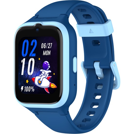 Buff Kids Watch Play 4.5G Akıllı Çocuk Saati Mavi 1,7 inç Ekran GPS Konum Takibi Sesli Görüşme