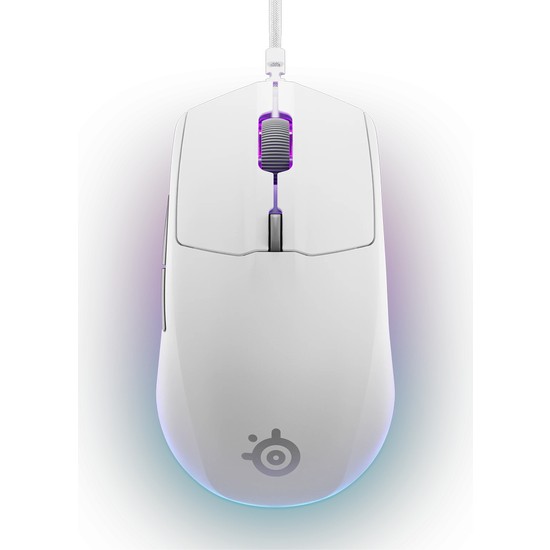 Steelseries Rival 3 Gen 2 SSM62516 Optik 6 Tuş 8500DPI Beyaz Kablolu Gaming (Oyuncu) Mouse