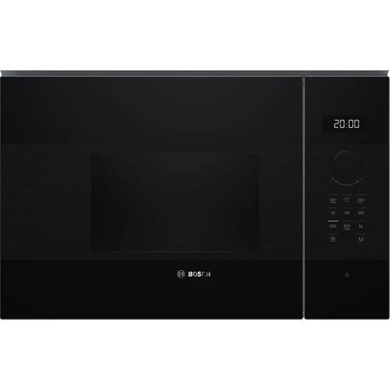 Bosch BFL524MB2 20 lt Siyah Ankastre Mikrodalga Fırın Serie 4