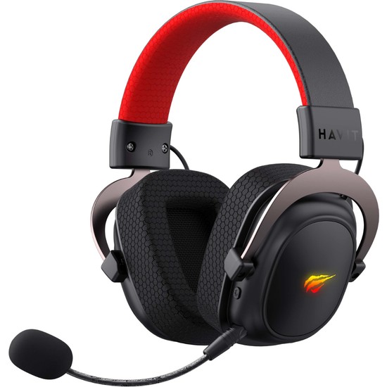 Havit Gamenote H2002BG Kablosuz Gaming Kulaklık, 7.1 Surround Ses, 3 Modlu Bağlantı, Mikrofonlu, Rgb