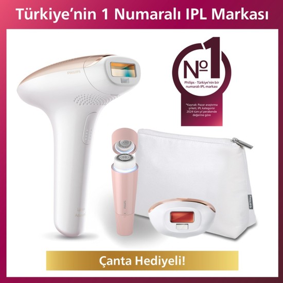 Philips Lumea SC1997 Lazer Epilasyon IPL Tüy Alma Cihazı+ Yüz Tüy Alma Makinesi BRR454/00,Yüz+Vücut+Hassas Bölge Kullanımı