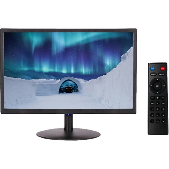 OneTech 22" Profesyonel LED Monitör | Hdmı VGA USB Rca Hoparlörlü Kumanda 5ms Duvara Montaj OT22R