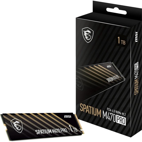 Mena Rise SSD Spatıum M470 Pro Pcıe 4.0 Nvme M.2 1tb R:6000 W:4500