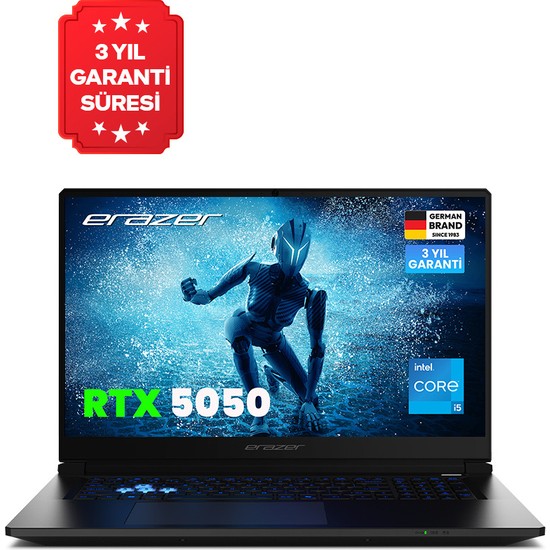 Erazer Scout 15 E1 MD62765 Taşınabilir Bilgisayar 16GB Ram 1TB SSD 15.6" 144Hz FHD IPS Intel Core i5 13420H Oyun ve Eğlence İçin