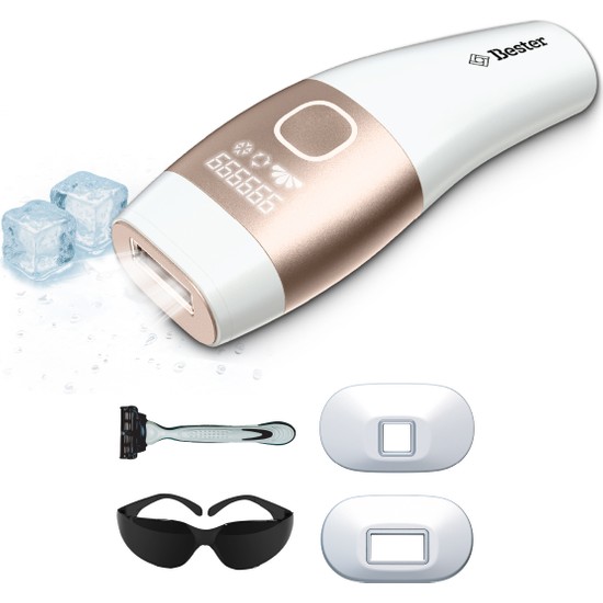Bester IPL7100 Buz Soğutmalı Ipl Lazer Epilasyon Aleti – 5 Kademe, 1.000.000 Atım