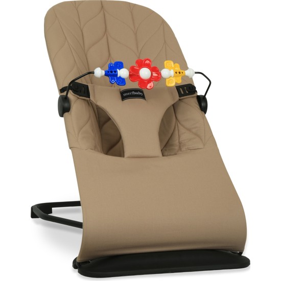 Merfbaby Oyuncaklı Ana Kucağı Kahve 0-24 Ay İçin Ergonomik Tasarım ve Kolay Katlanabilir