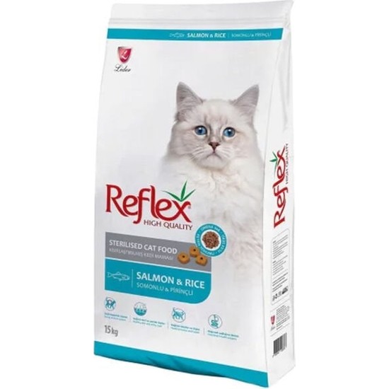 Reflex Sterilised Somonlu Ve Pirinçli Kısırlaştırılmış Kedi Maması 15 Kg