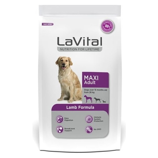 LaVital Kuzulu Maxi Adult Büyük Irk Yetişkin Köpek Maması 15 kg 15 Aydan Büyük Köpekler İçin