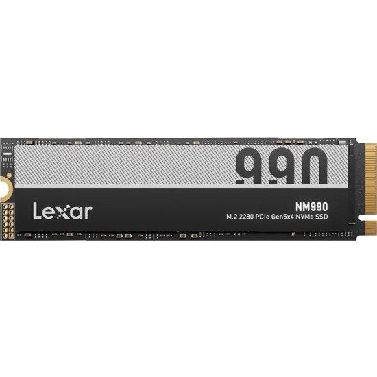Lexar NM990 4TB NVMe PCIe Gen5 x4 Okuma 14000MB – Yazma 11000MB M.2 SSD (LNM990X004T-RNNNG)