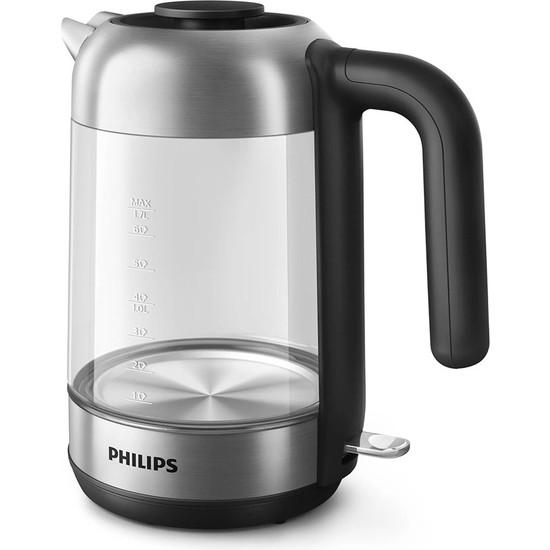 Philips 5000 Serisi 1,7 Litre Cam Su Isıtıcı - Dayanıklı Cam Gövde, Otomatik Kapanma, Şık Tasarım ve Hızlı Isıtma Özellikleri